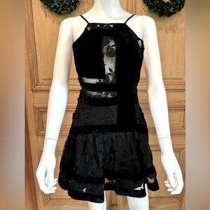NBD BLACK VELVET dress